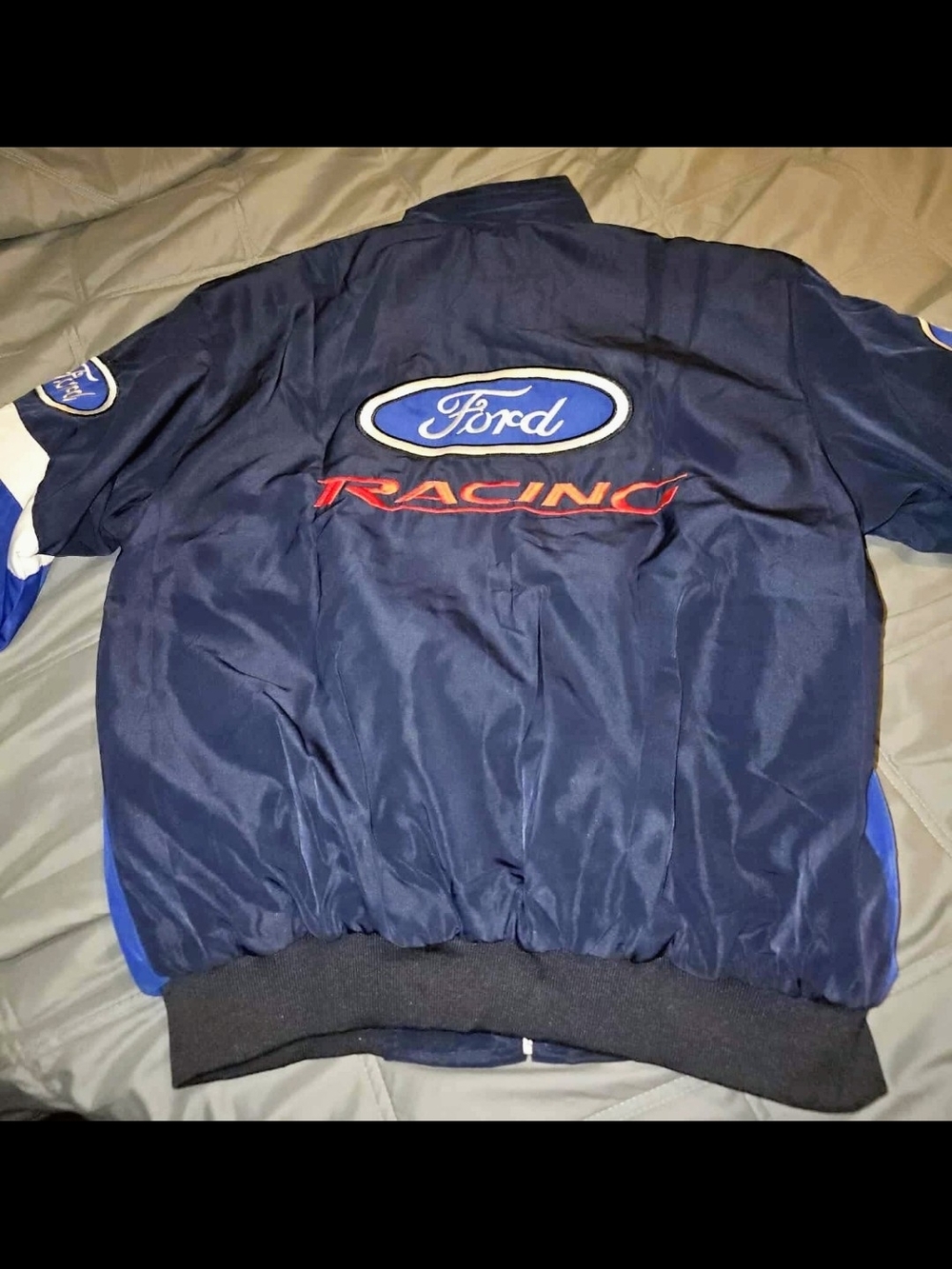 Ford Racing Blue White Logo Jacket - Picture 5 of 5